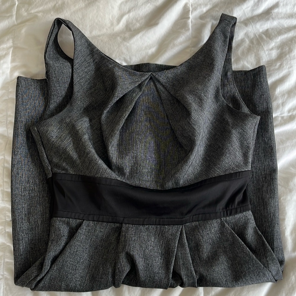 Black cocktail / business / office dress with pockets, size 9 by teeze me